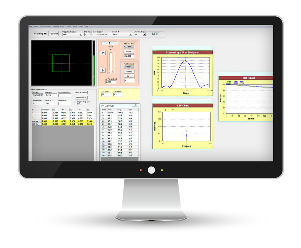  OptiSpheric® Software