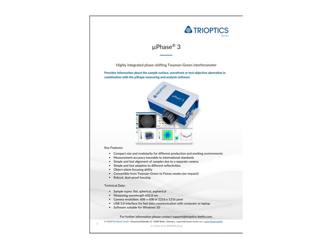 Thumbnail Flyer µPhase